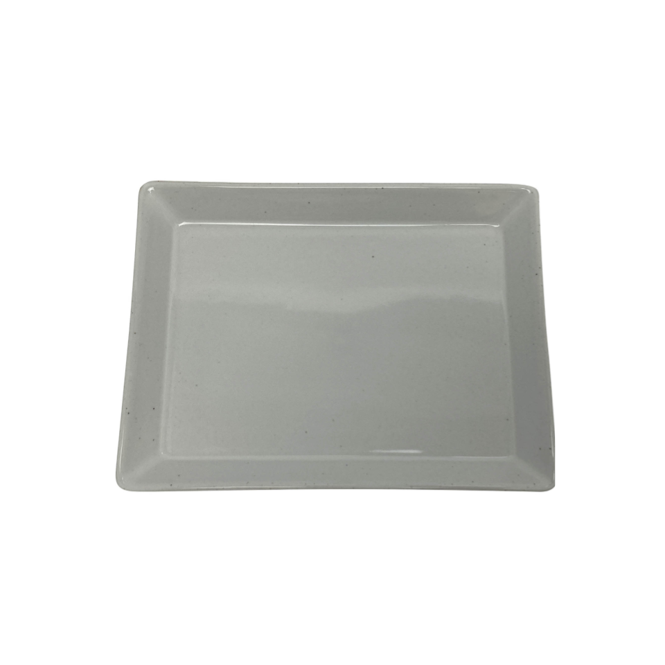 Kakomi Rectangle Plate L White
