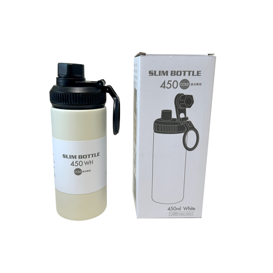Slim Bottle White 450ml