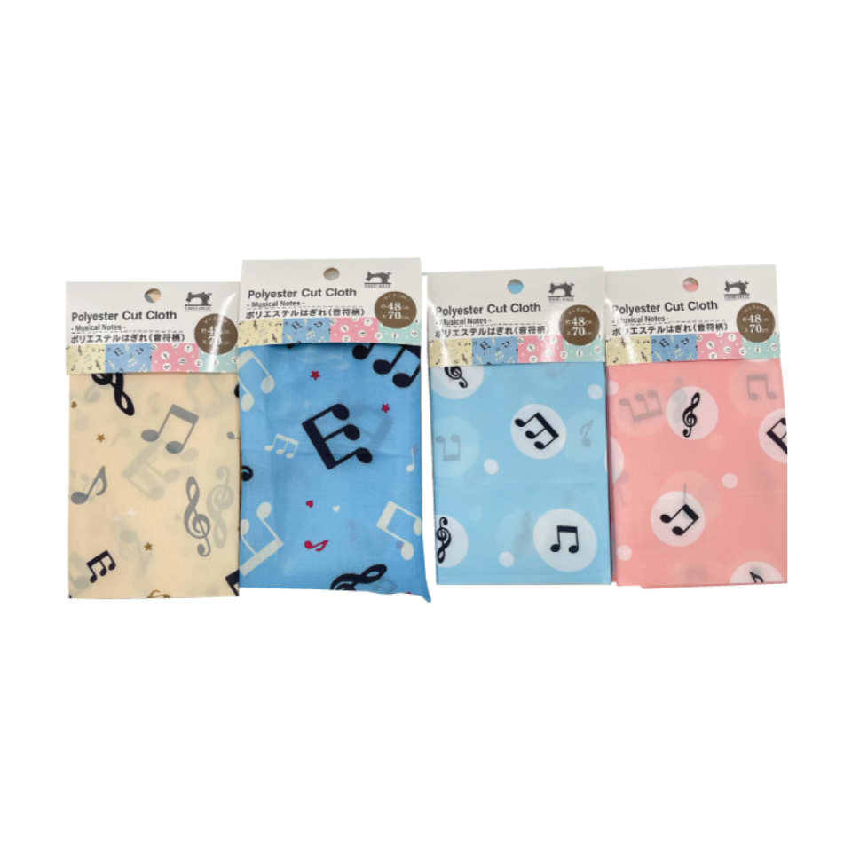 Polyester Cut Cloth Musical Notes