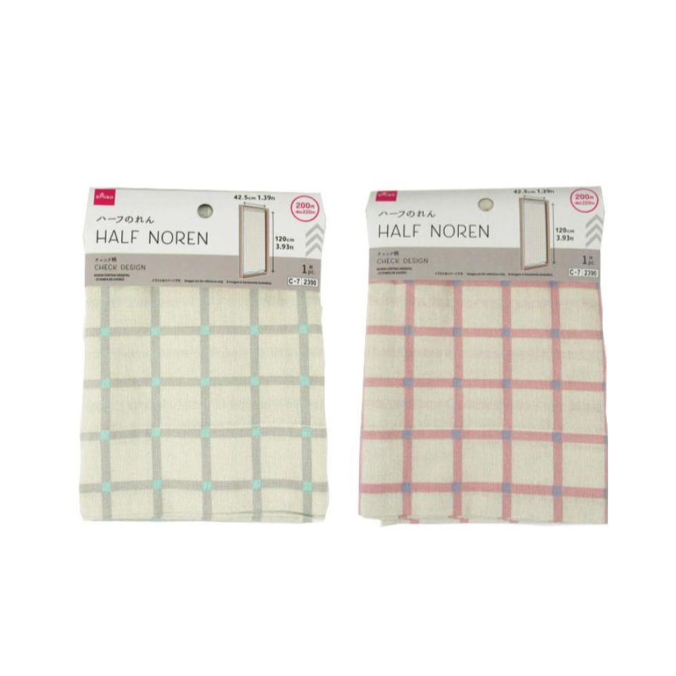 Half Noren Check Design