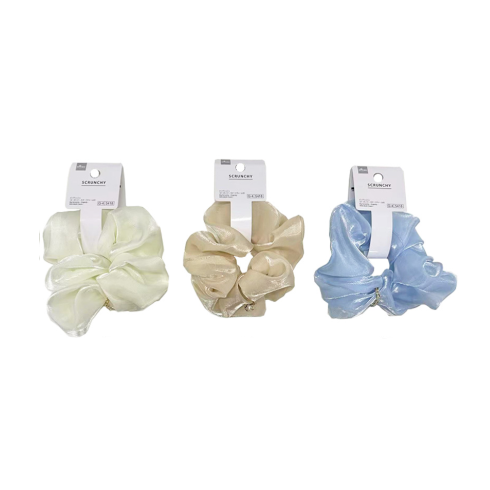 Big Scrunchy Organdy with Motif Charm