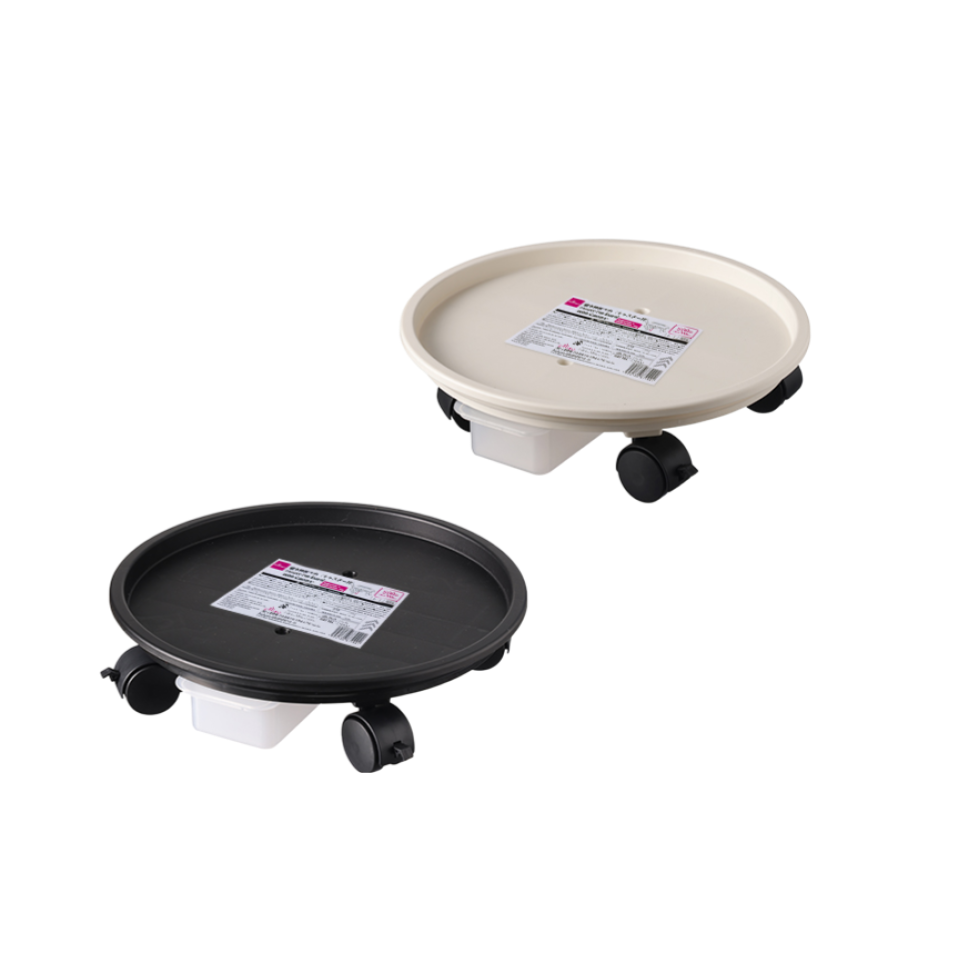 Flower Pot Stand with Casters 30cm