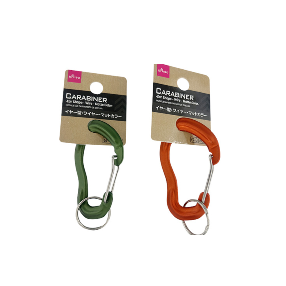 Carabiner Ear Shape Wire Matte Color