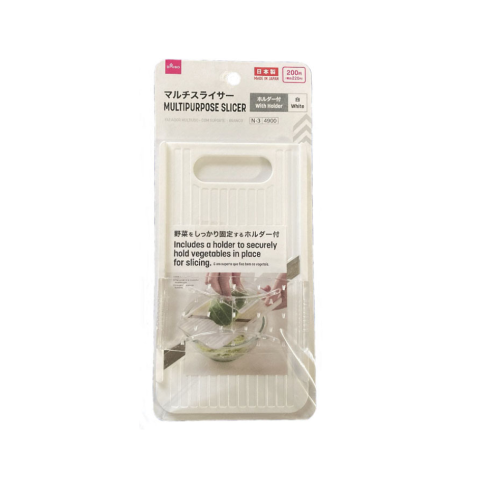 Multipurpose Slicer with Holder White