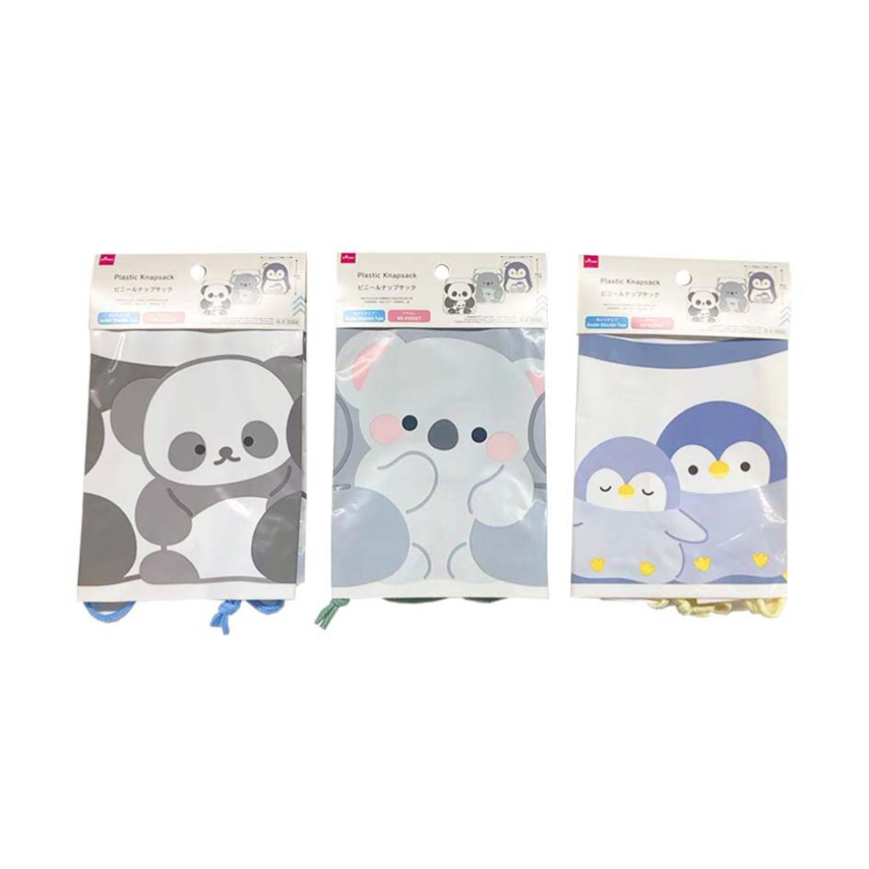 Plastic Knapsack Shape Animal B 35cm x 40cm