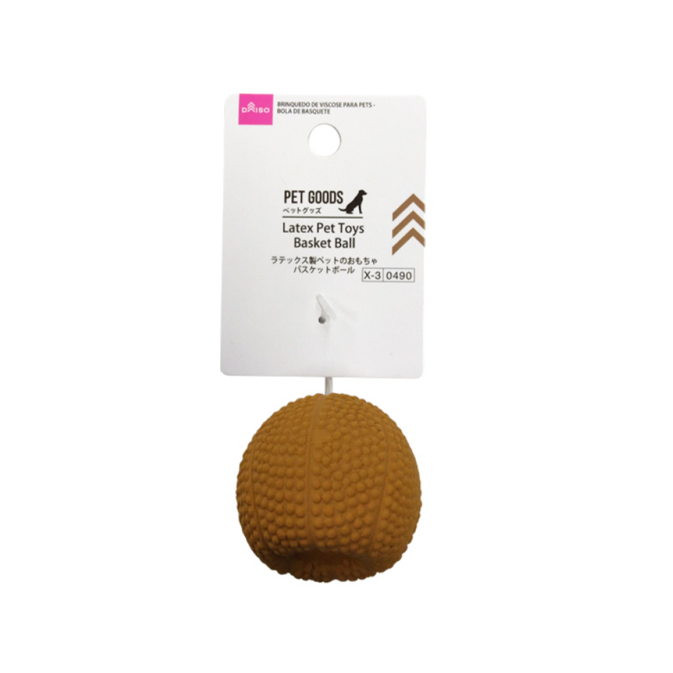 Latex Pet Toys Basket Ball