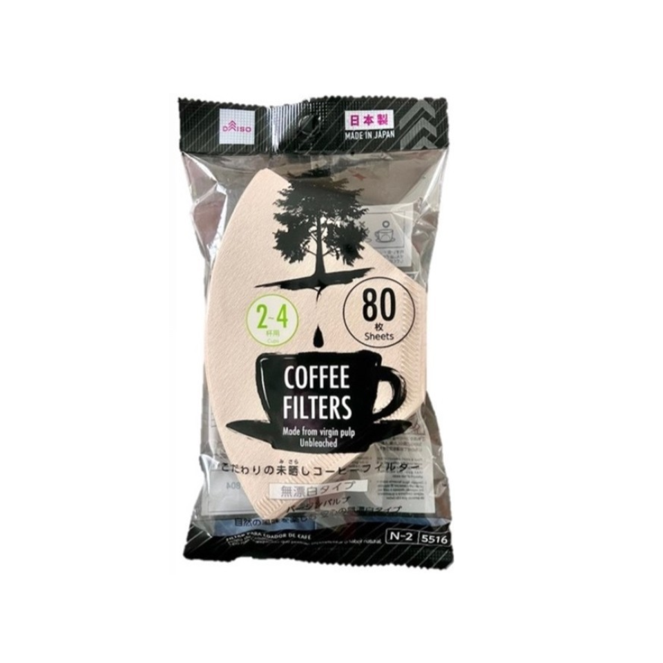 Coffee Filters 2-4 Cups Unbleached