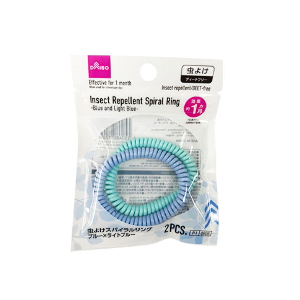 Insect Repellent Spiral Ring Blue and Light Blue