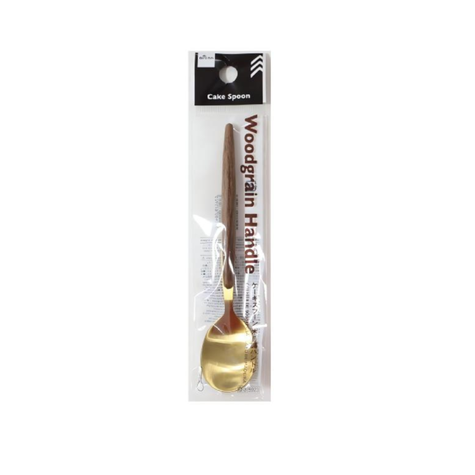 Cake Spoon Woodgrain Handle
