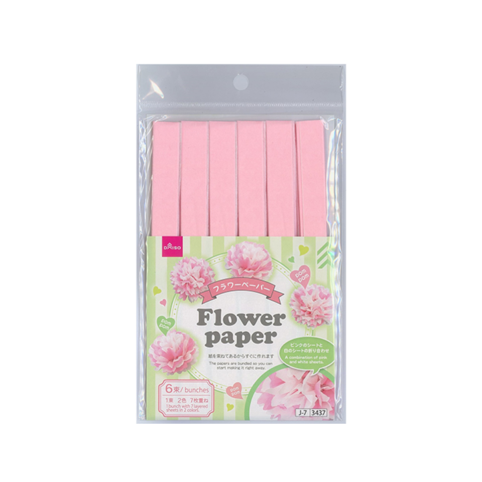 Paper Flower Mix of Pink and White
