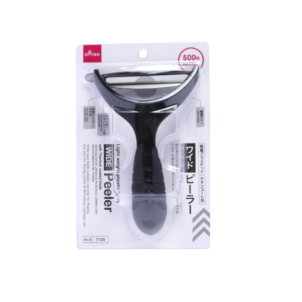 Lightweight Plastic Wide Peeler Titanium Coated Blade