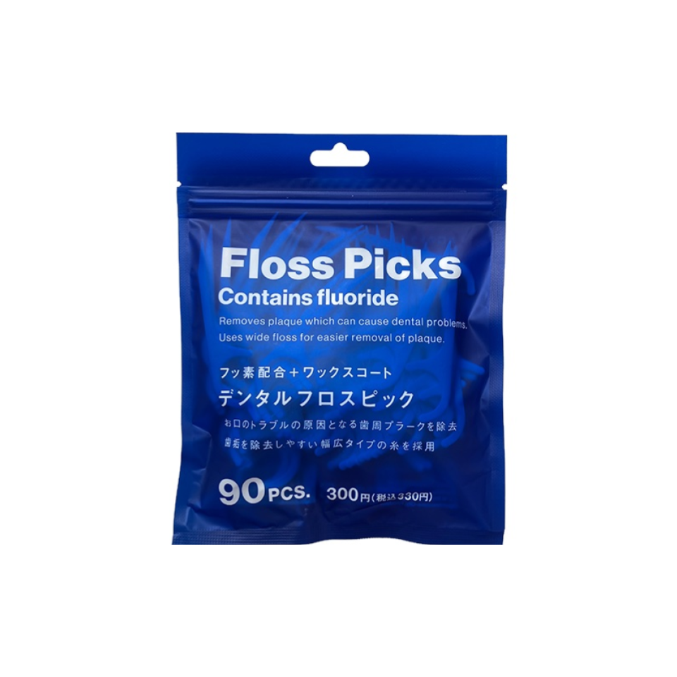 Dental Floss Pick Fluoride Treated