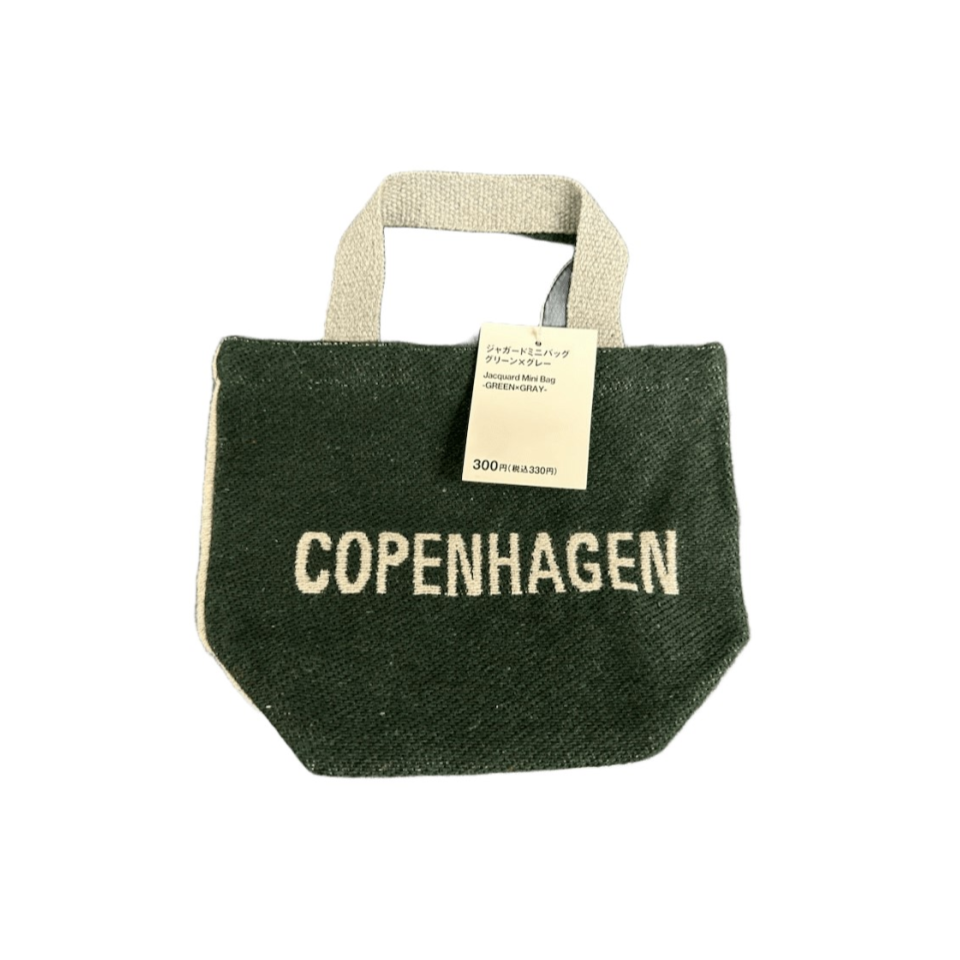 Jacquard Mini Bag Green Gray
