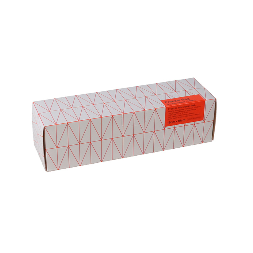 Double Zip Freezer Bag Arrows 19cm x 19cm