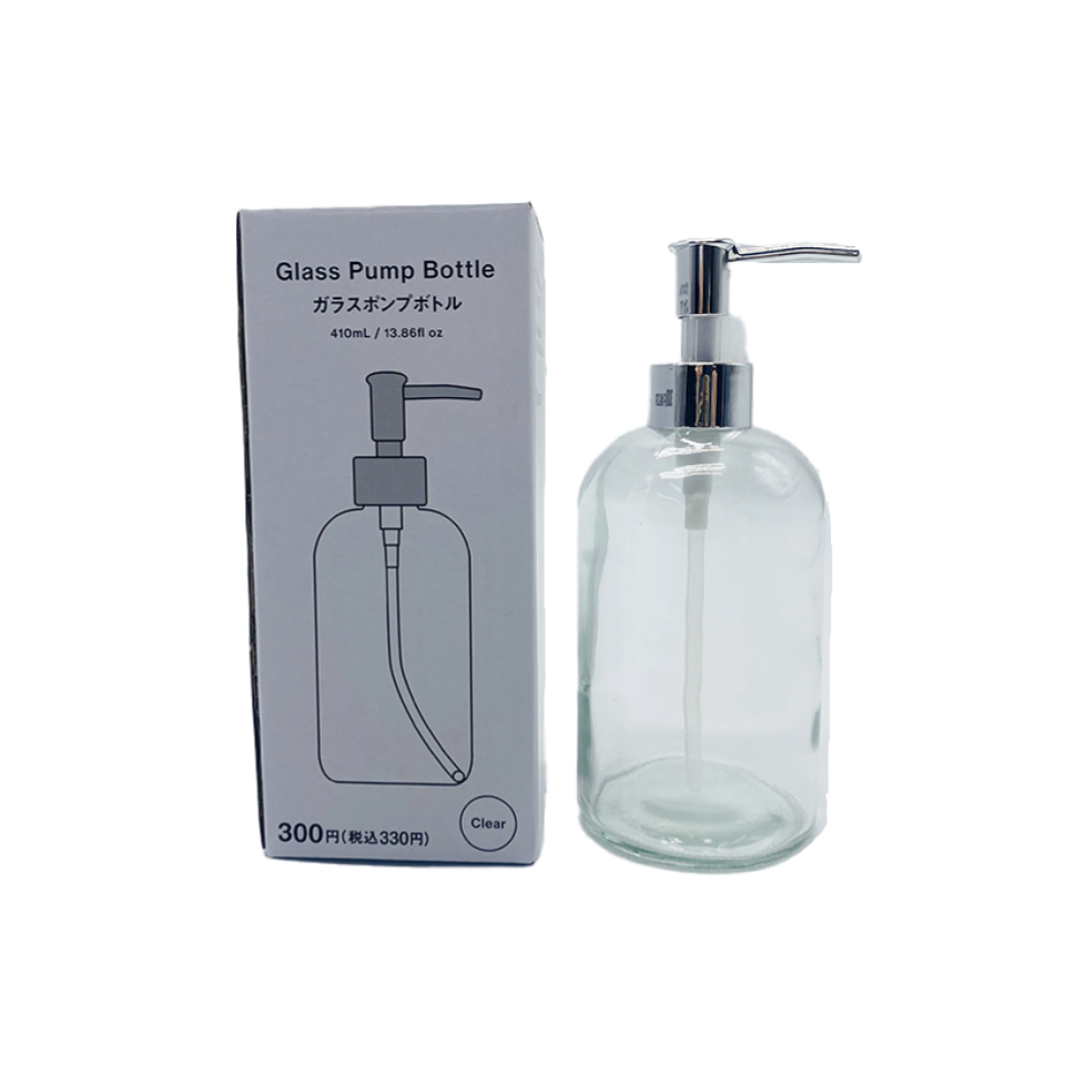 Pump Bottle Clear 410ml