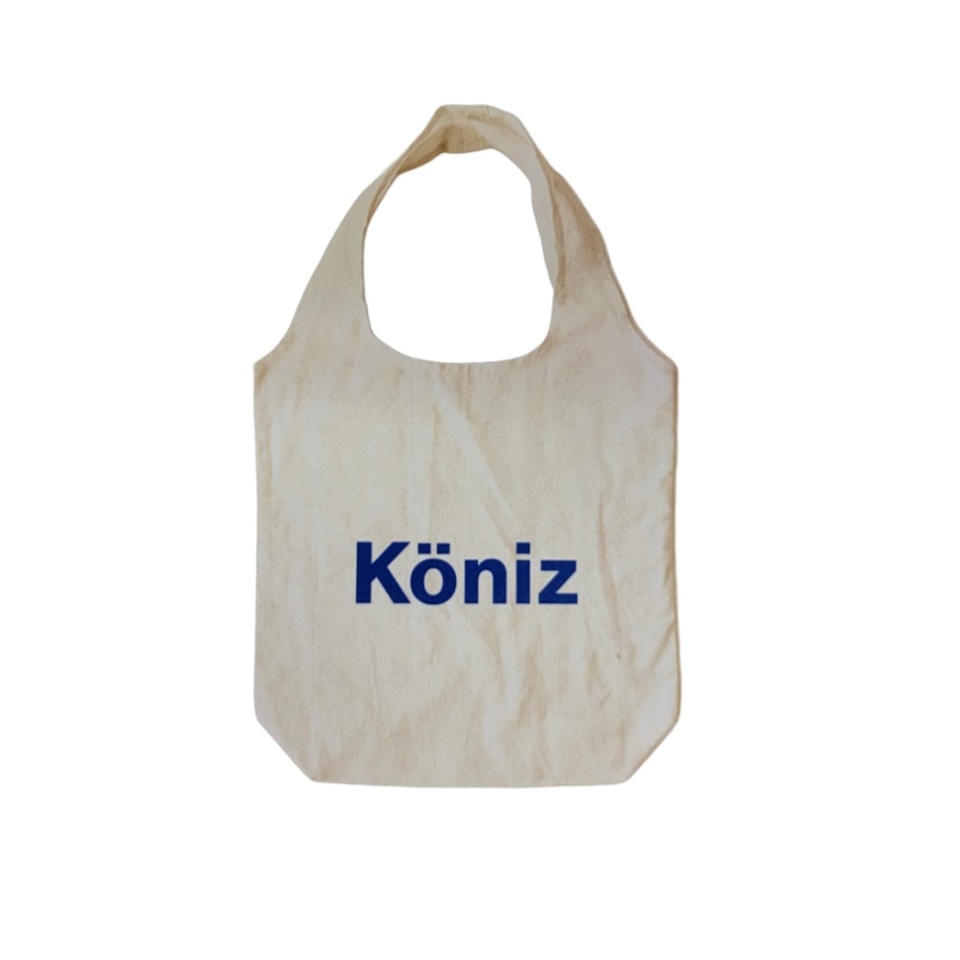 Soft Cotton Marche Bag Blue 35cm x 62cm
