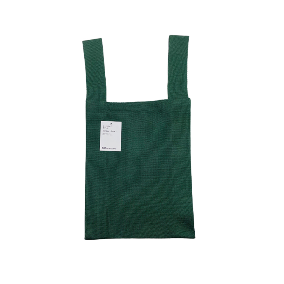Knit Bag Green