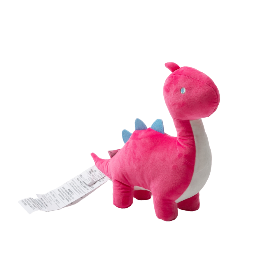 Hug Pillow Brachiosaurus Pink