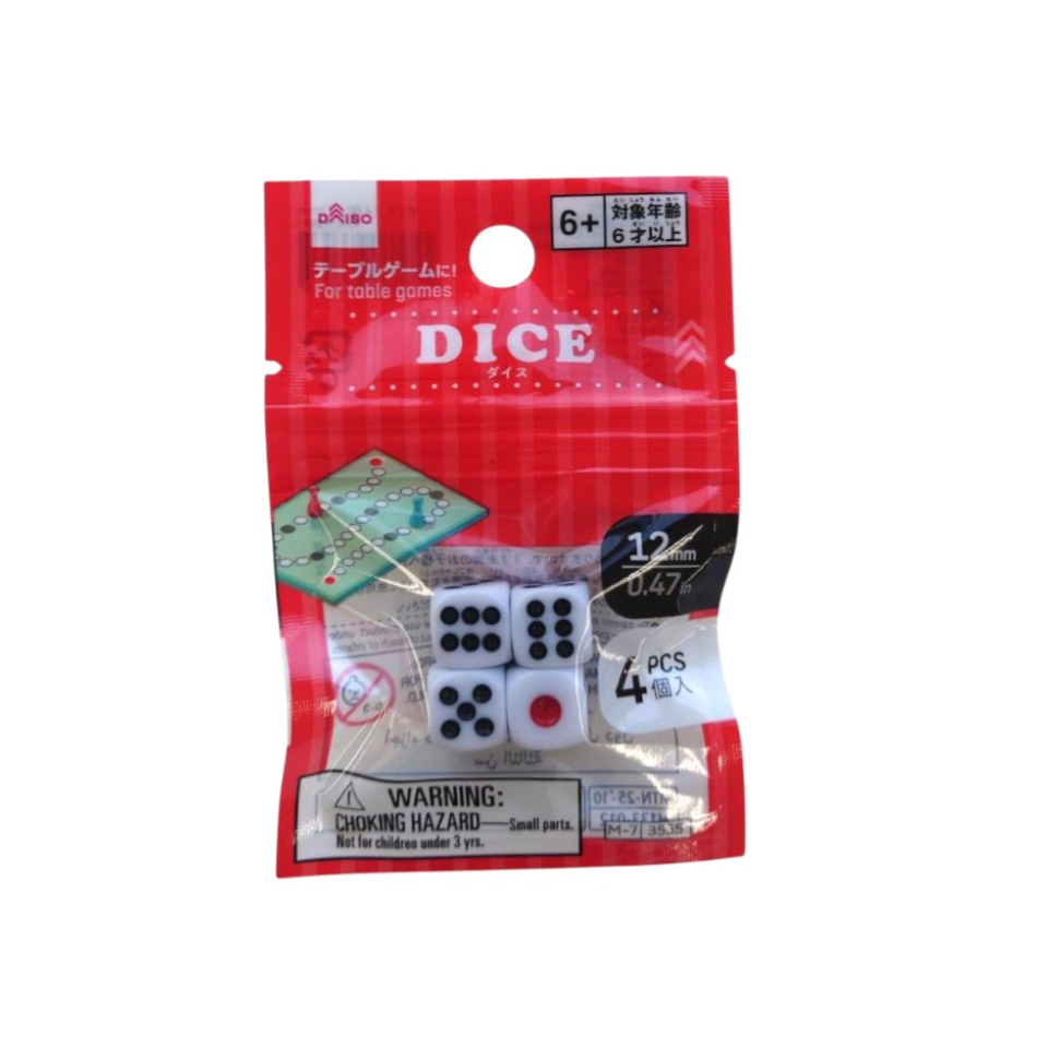 Dice 4pcs