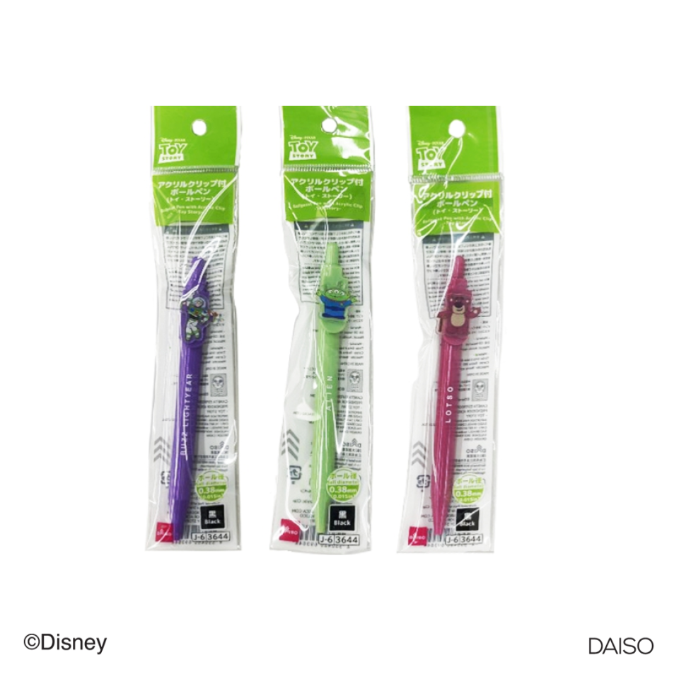 Ballpoint Pen with Acrylic Clip Toy Story