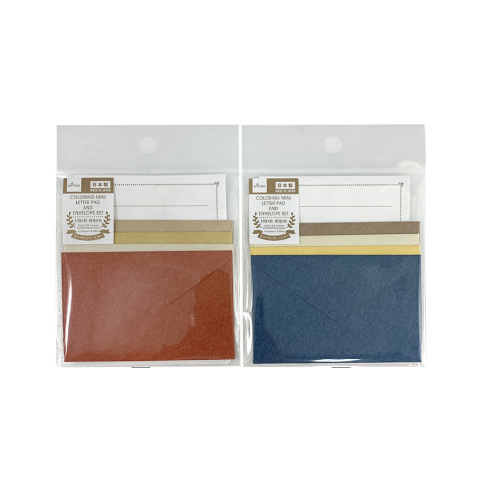Coloring Mini Letter Pad and Envelope Set 5 and 6