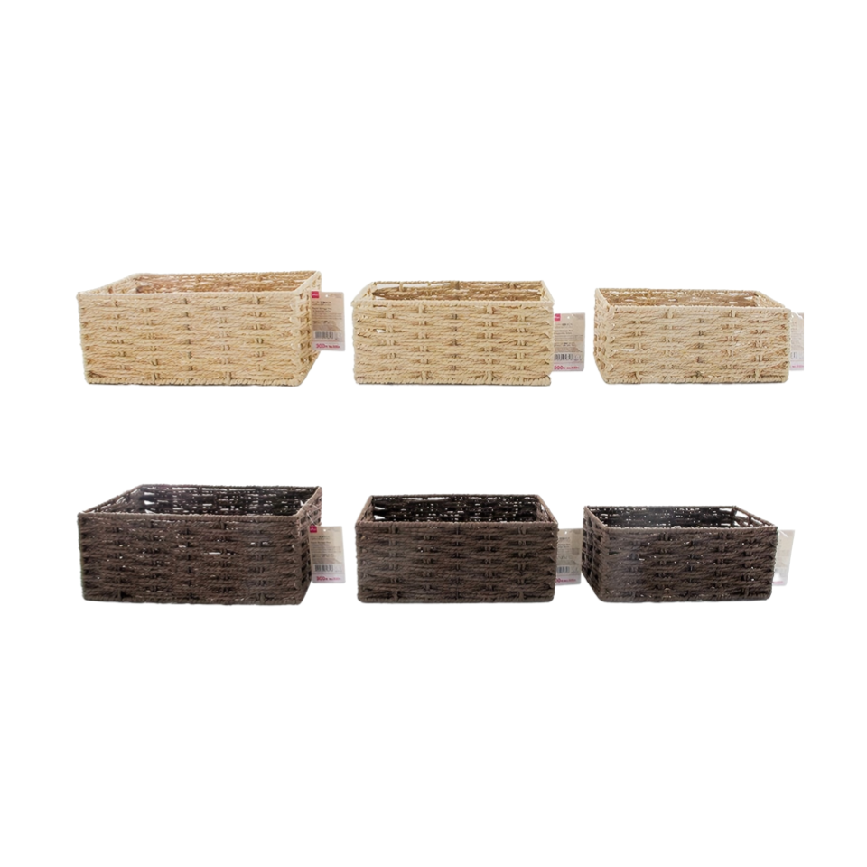 Paper Storage Box Assorted Sizes Rectangle