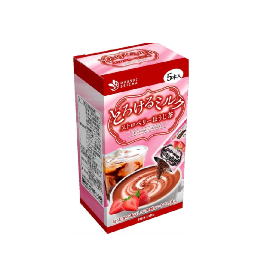 Ohashi Seicha Melting Milk Stick Strawberry Hojicha