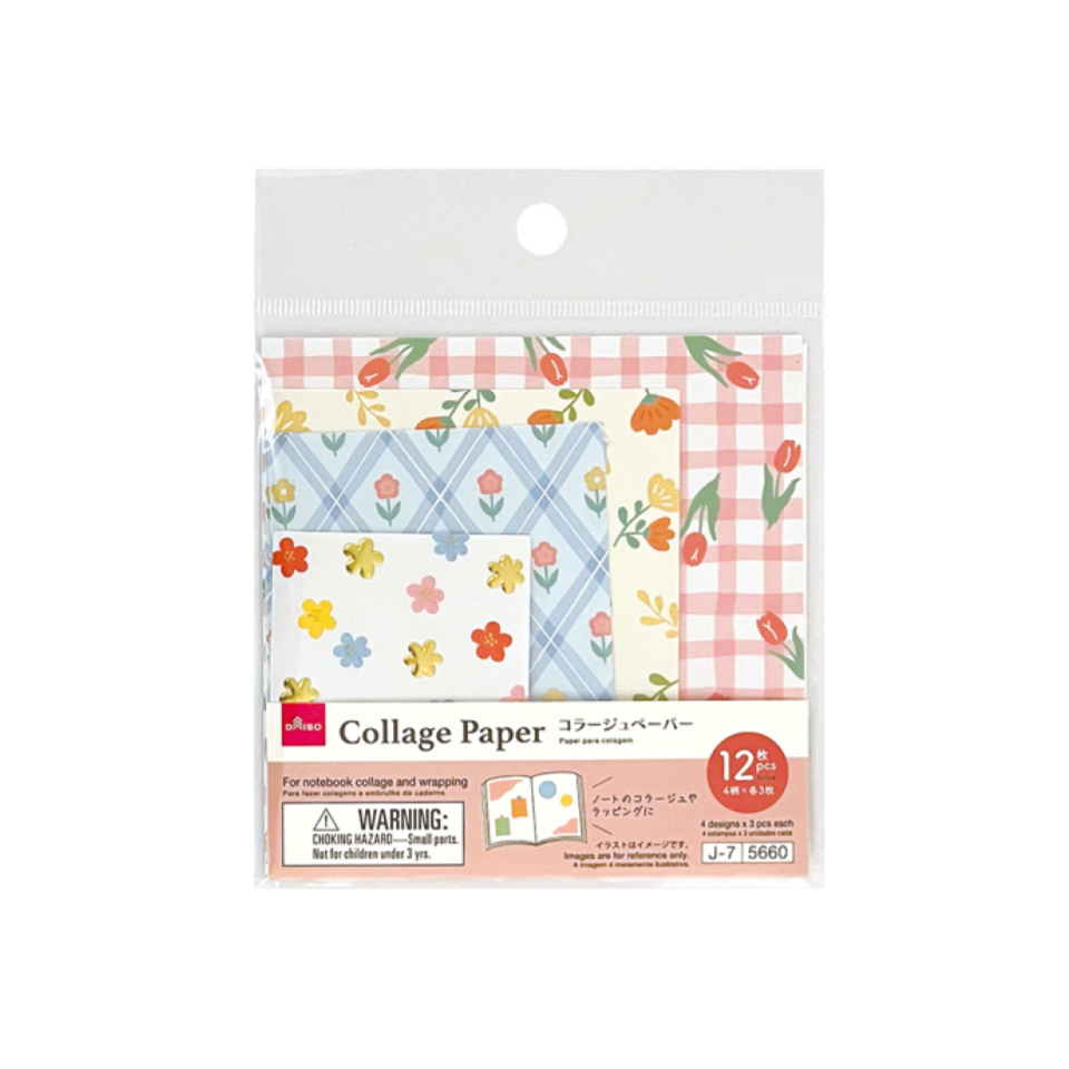 Collage Paper Flower 1