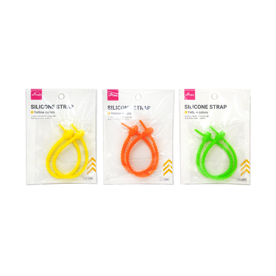 Silicone Strap Yellow/Orange/Green