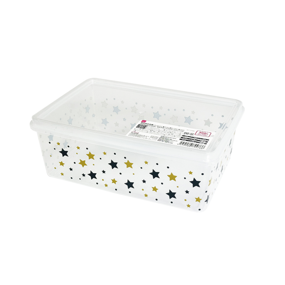 Food Storage Container with Print 25.2cm x 17.3cm x 9.3cm