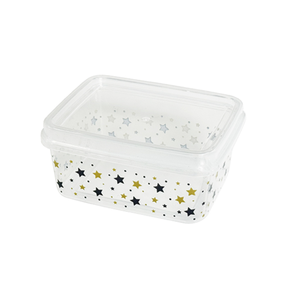 Food Storage Container with Print 10cm x 8cm x 4.8cm