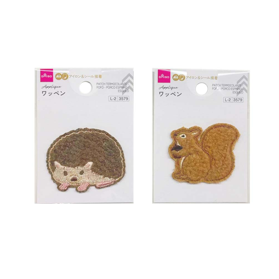 Applique Fluffy Hedgehog/Squirrel