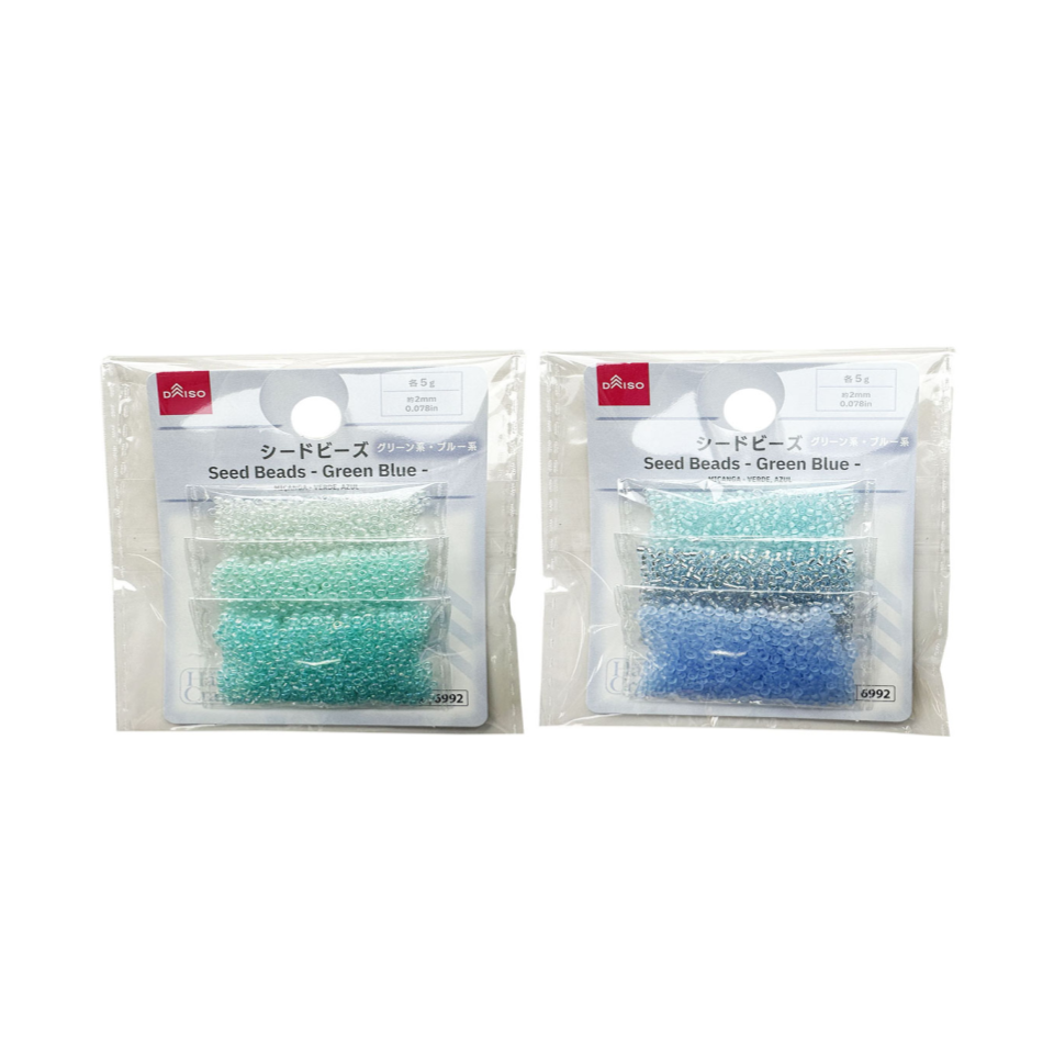 Seed Beads Green/Blue