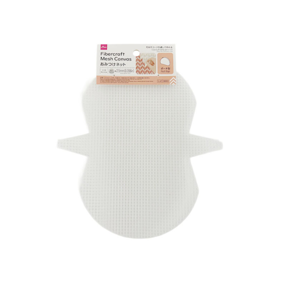 Fibercraft Mesh Canvas Square Bag Shape 40cm x 36cm