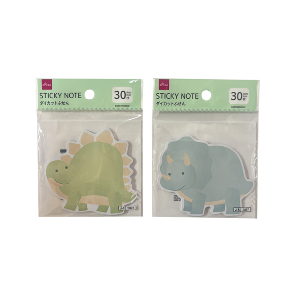 Die Cut Sticky Note Pad Dinosaur B