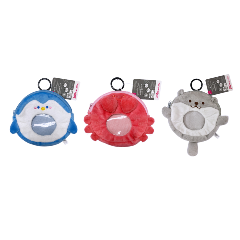 Sea Friends Pouch Penguin/Crab/Sea Otter