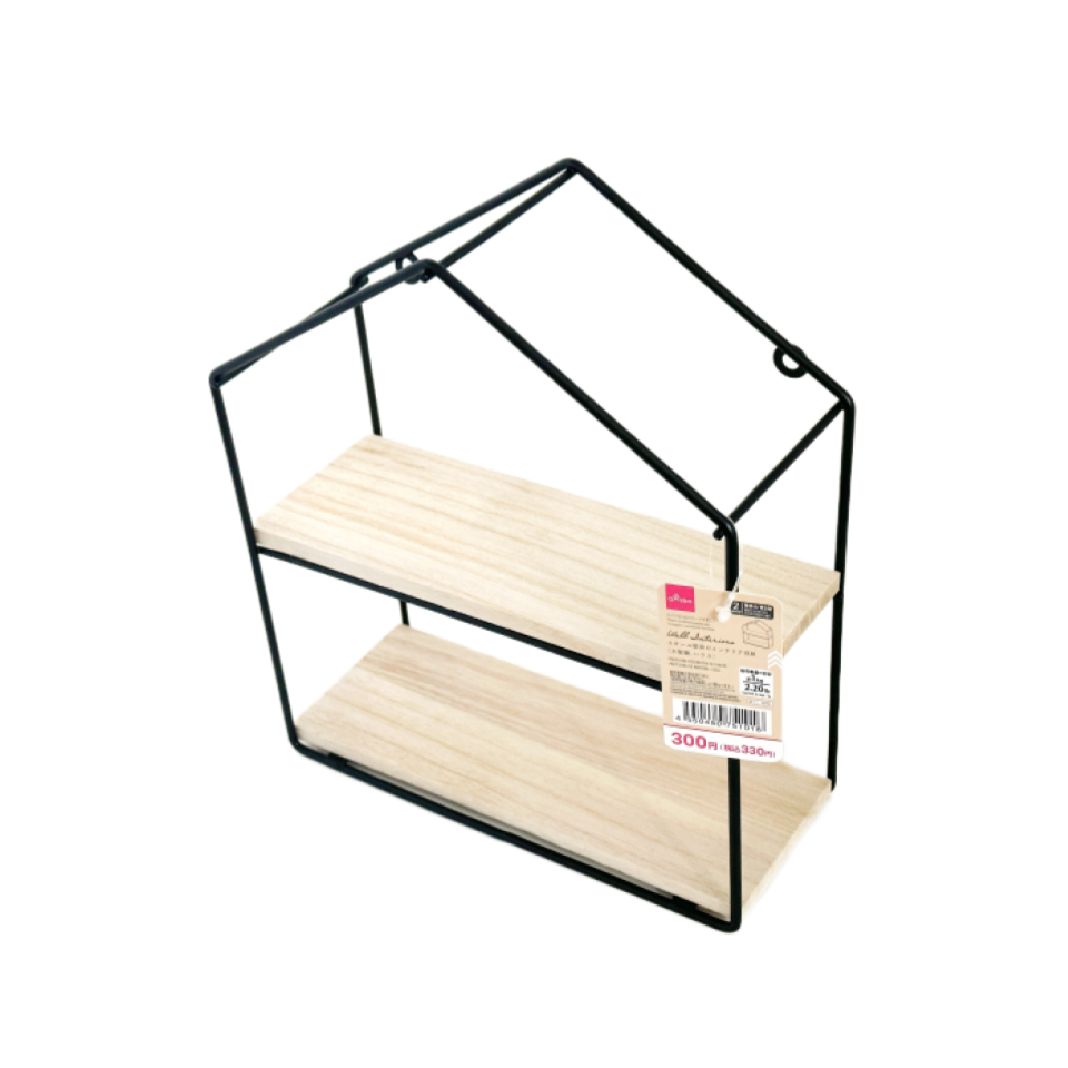 Iron Wall Interior Shelf House