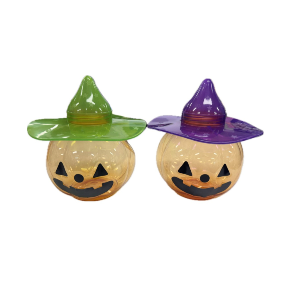 Halloween Clear Basket Pumpkin