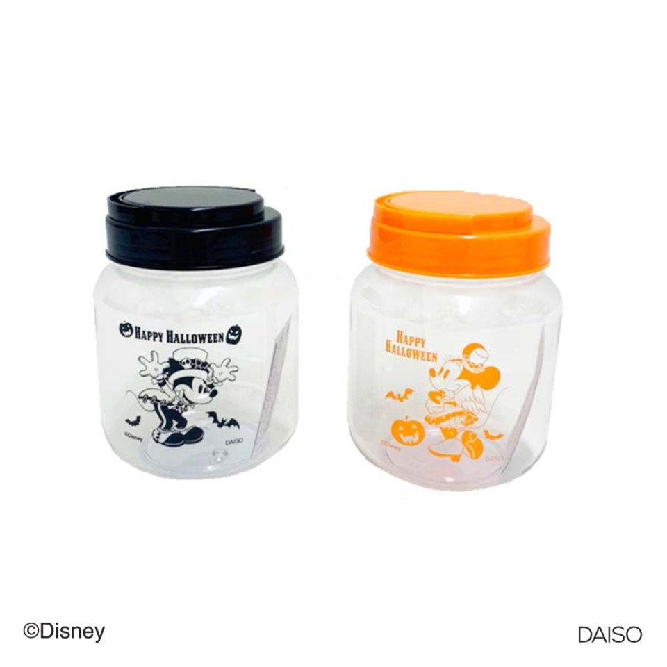 PET Container Halloween Mickey and Minnie