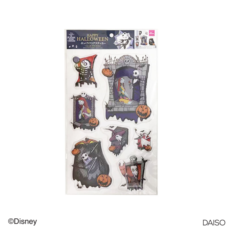 Clear Stickers Halloween Jack