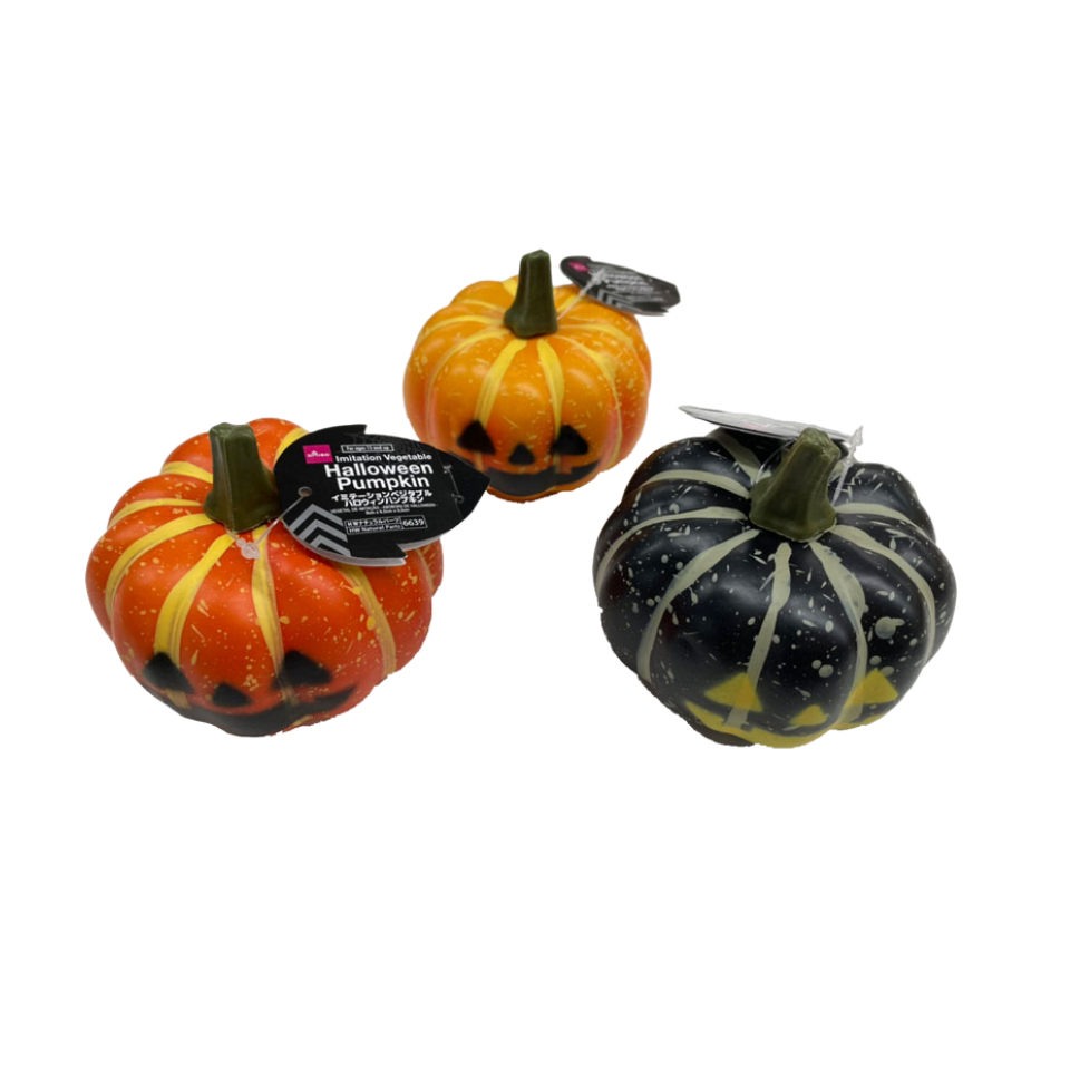 Imitation Vegetable Halloween Pumpkin 8cm x 9.5cm x 9.5cm