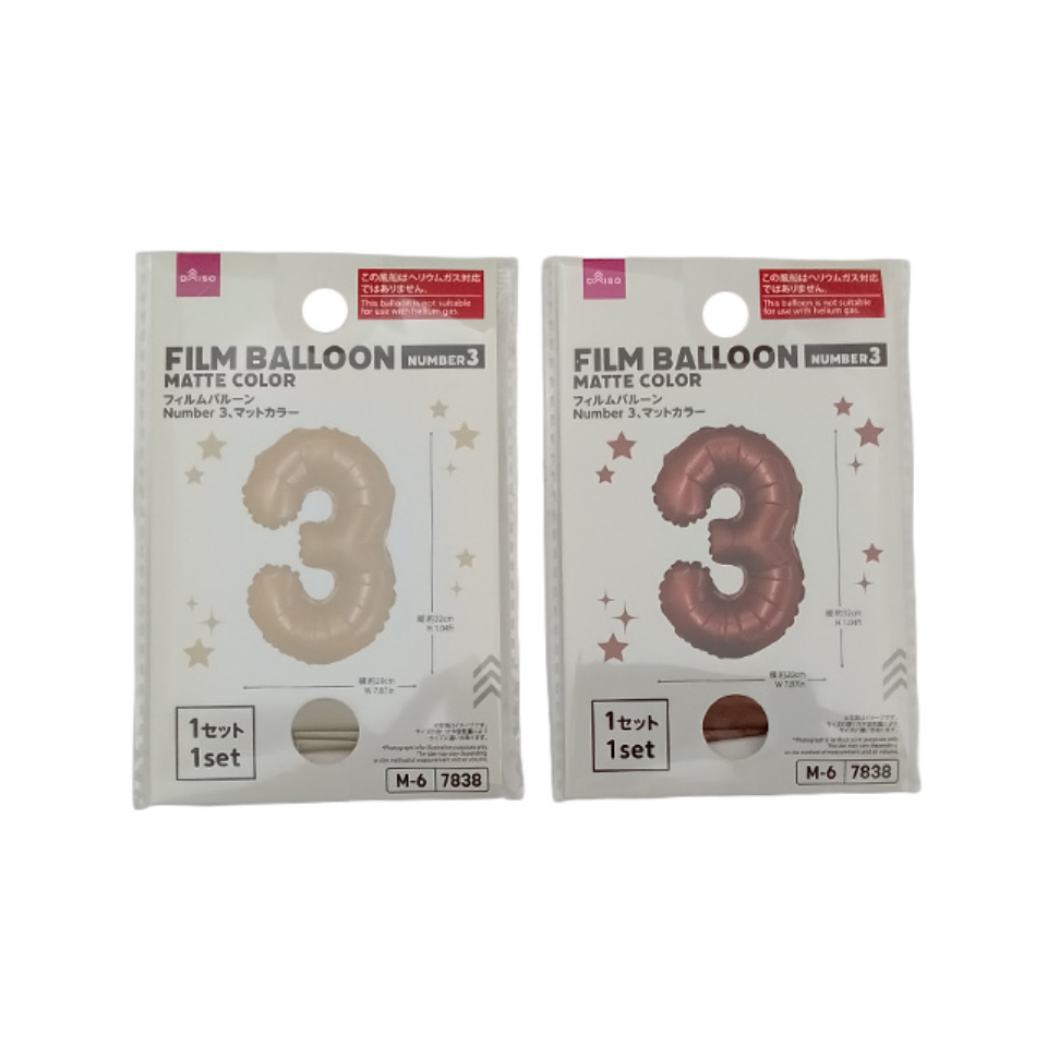 Film Balloon No.3 Matte Color