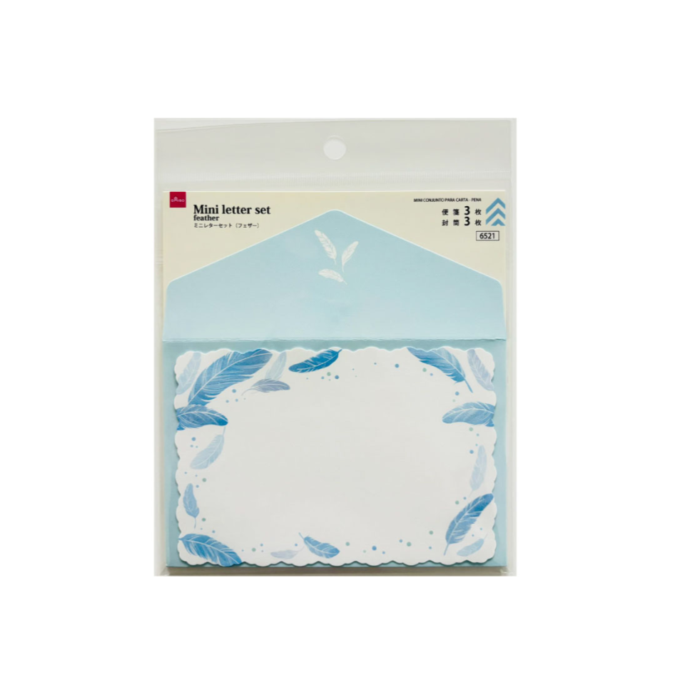 Mini Letter Set Feather