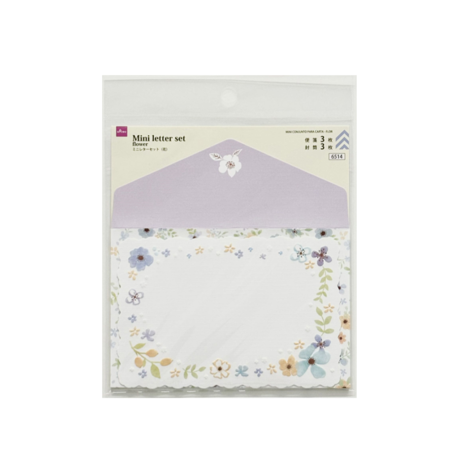 Mini Letter Set Flower