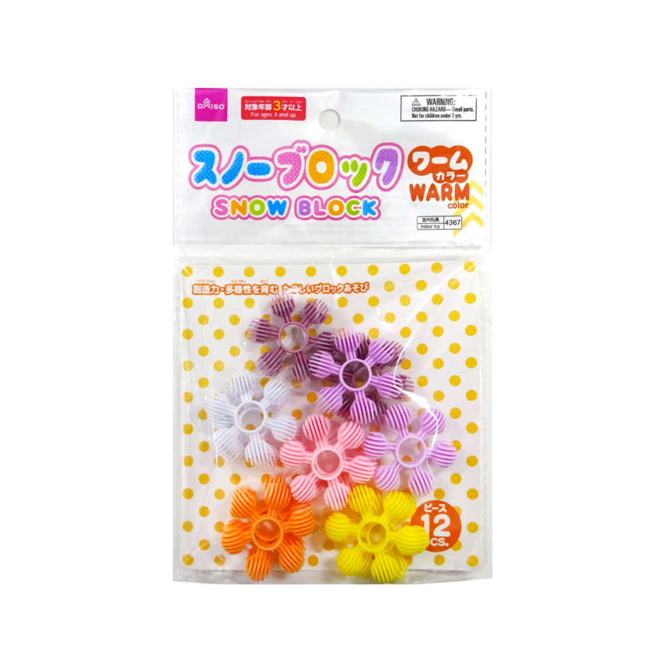 Snow Block Warm Color