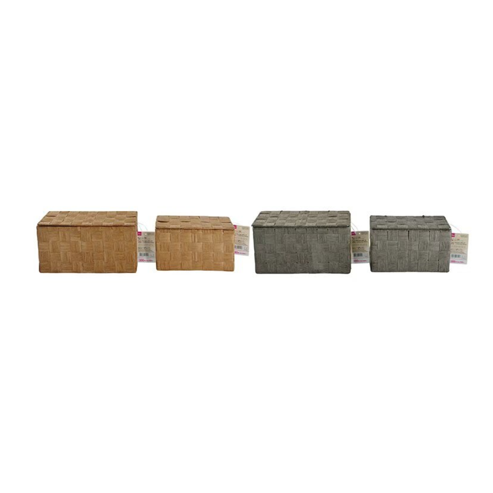 Paper Storage with Lid Wide 2 Assorted Sizes