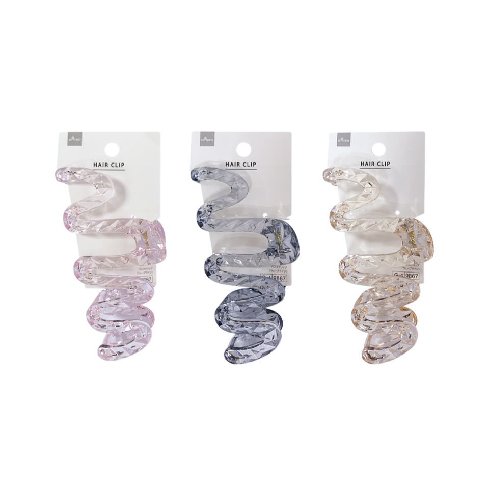 Hair Clip Wave Line