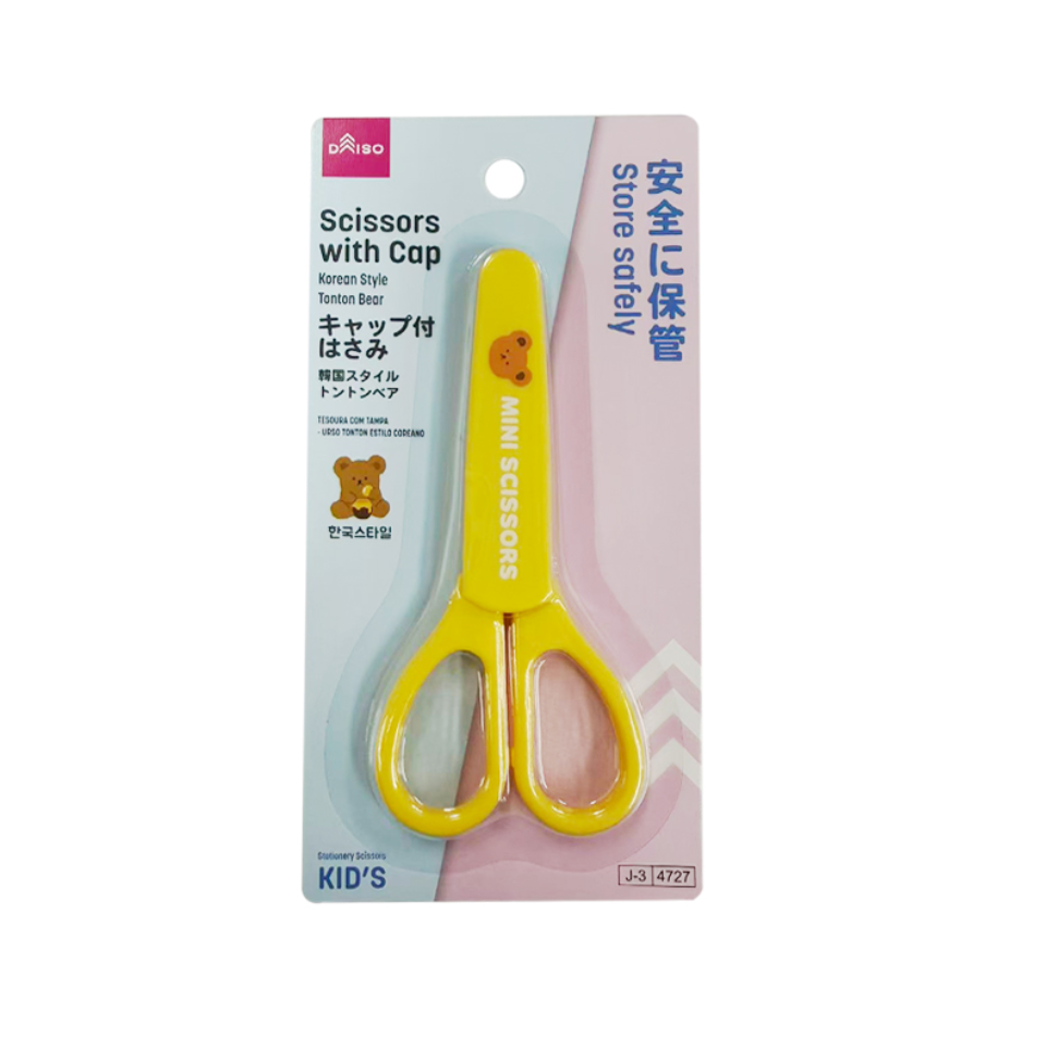 Scissors with Cap Korean Style Tonton Bear