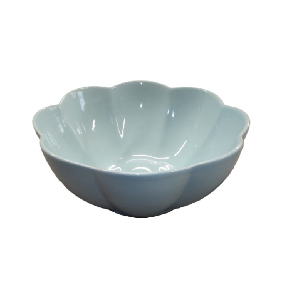 Flower Feast Blue Large Pot