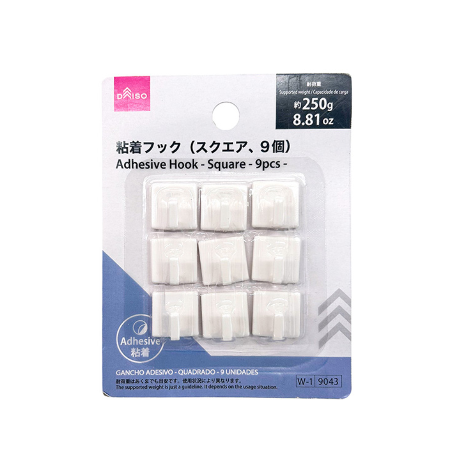 Adhesive Hook Square